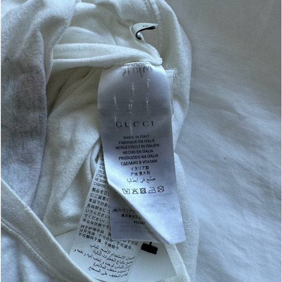 Gucci White/Graphic T-Shirt - Picture 6 of 7
